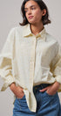 Soft Meadow Button-Down Shirt in CREAM - Women's Shirts & Blouses | Urban Daizy