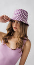 Urban Daizy Classic Spring Gingham Checkered Cotton Bucket Hat Black Bucket Hat - Women's (UDZ-AC-00031) – alternate view 12