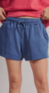 Sporty Chill Lounge Shorts in NAVY - Women's Casual Shorts | Urban Daizy