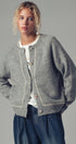 Wool Blend Sweater Cardigan with Statement Buttons in GREY - Women's Cardigans & Shrugs | Urban Daizy