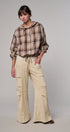 Drawstring Wide Lounge Pants in CREAM - Women's Casual Pants | Urban Daizy