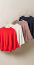 Urban Daizy Batwing Sleeve Sweater Top Black Knit Sweater - Women's (UDZ-KN-00652) – alternate view 2