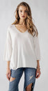 Urban Daizy Relaxed Fit V Neck Three Quarter Sleeve Tunic Top Green Tunic - Women's (UDZ-TP-00030) – alternate view 6