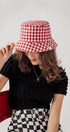 Urban Daizy Classic Spring Gingham Checkered Cotton Bucket Hat Black Bucket Hat - Women's (UDZ-AC-00031) – alternate view 3