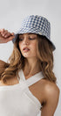 Urban Daizy Classic Spring Gingham Checkered Cotton Bucket Hat Black Bucket Hat - Women's (UDZ-AC-00031) – alternate view 13