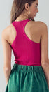 Urban Daizy Ribbed Knit Racerback Sleeveless Classic Spring Bodysuit Black Bodysuit - Women's (UDZ-AC-00039) – alternate…