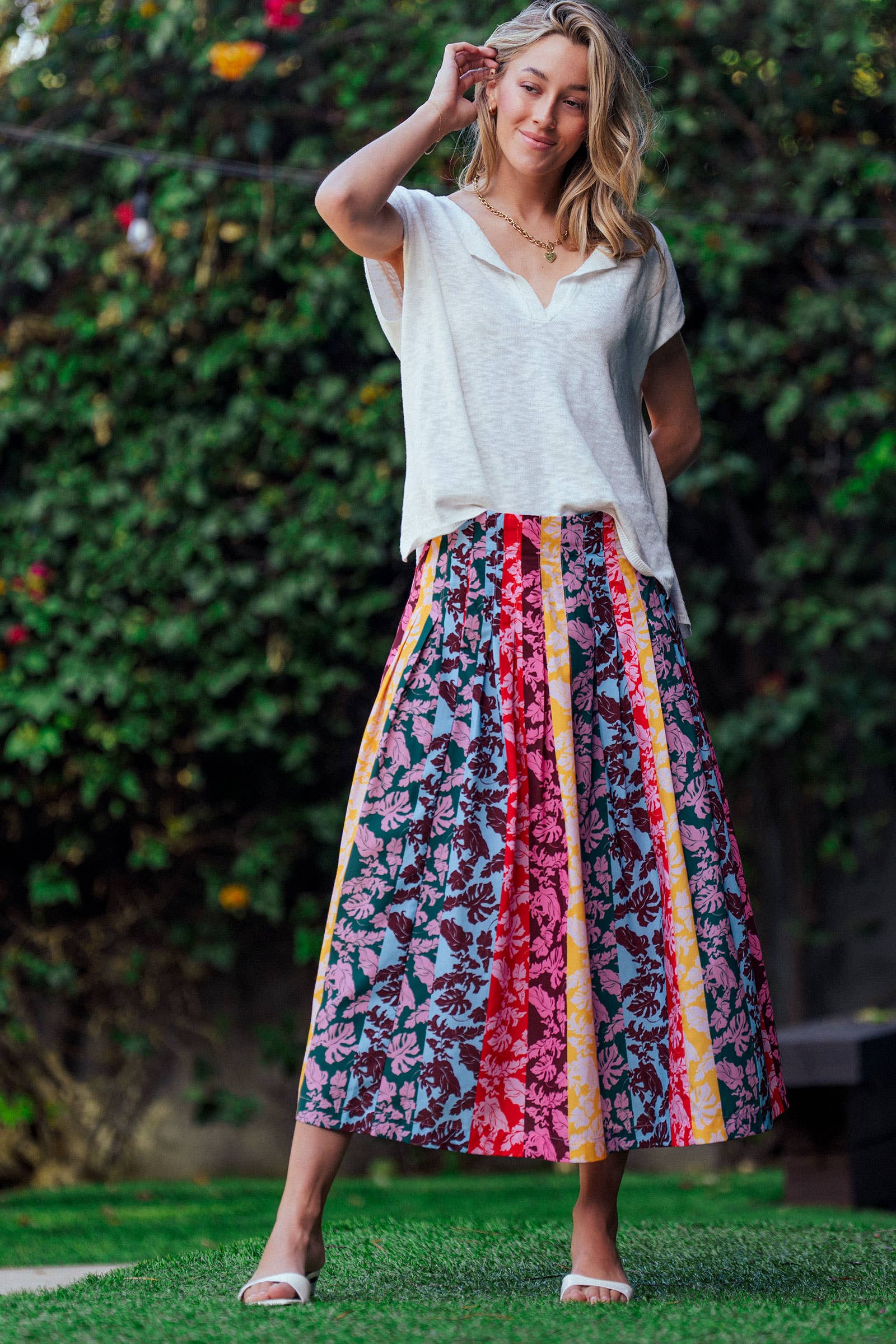 Urban Daizy Split Neck Cap Sleeve Cotton Blend Top Teal Blouse - Women's (UDZ-TP-01049) – alternate view 13