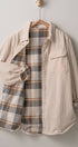 Urban Daizy Plaid Lined Corduroy Flannel Shacket Black Shirt Jacket Shacket - Women's (UDZ-OT-00018) – alternate view 18