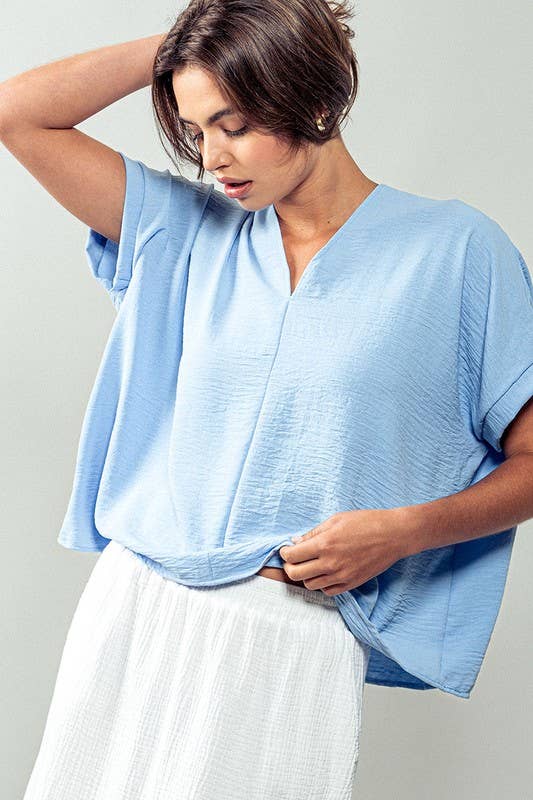 Breezy Airflow V-Neck Top