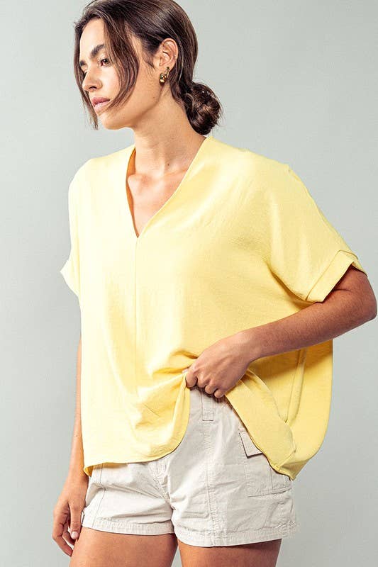 Breezy Airflow V-Neck Top