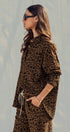 Urban Daizy Leopard Print Set–Oversized Button-Up Shirt & Relaxed Pants Leopard Lounge Set - Women's (UDZ-AC-00201) – alternate view 11