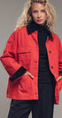 Urban Daizy Utility Contrast Collar Workwear Jacket Camel Jacket - Women's (UDZ-TP-00811) – alternate view 3
