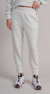 Scuba High Rise Joggers Sweatpants Pilates Athflow for Women in WHITE MELANGE - Women's Sweatpants & Joggers | Urban Daizy