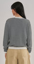 Breton Striped Knit Button Front Cardigan | wholesale cardigan - women's | Urban Daizy