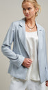 Soft Structure Tailored Blazer in DEW BLUE - Women's Jackets & Outerwear | Urban Daizy
