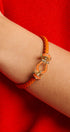 Urban Daizy Braided Equestrian Clasp Bracelet Orange Woven/Braided Bracelet (TNAC0444-Orange) – alternate view 3