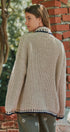 Chunky Knit Cardigan Sweater with Stitch Looks in TAUPE	 - Women's Cardigans & Shrugs | Urban Daizy