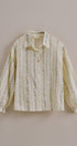 Blossom Whisper Stripe Button-Down Blouse in CREAM - Women's Shirts & Blouses | Urban Daizy