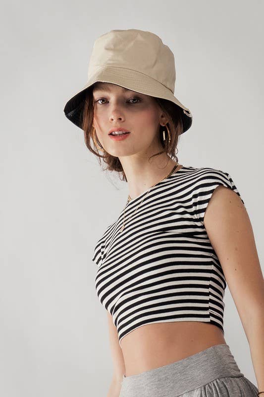 Chic Foldable Cotton Bucket Hat for Summer Hats