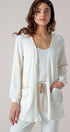 Urban Daizy Pointelle Knit Lace-Trim Pocket Cardigan Cocoa Cardigan - Women's (UDZ-KN-01037) – alternate view 12