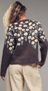 Urban Daizy Daisy Embossed 3D Floral Knit Sweater Brown Knit Sweater - Women's (UDZ-KN-00653) – alternate view 5