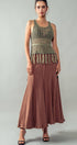 Urban Daizy Crochet Knit Boho Tassel Hem Summer Cover Top Khaki Knit Top - Women's (UDZ-TP-00504) – alternate view 12