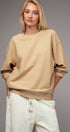 Urban Daizy Oversized Vintage Wash Ribbed Cotton Sweater Charcoal Sweatshirt - Women's (UDZ-KN-00544) – alternate view 16