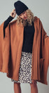 Oversized Wide Collar Open Front Poncho Cardigan in BLACK - Women's Cardigans & Shrugs | Urban Daizy