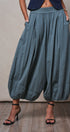 Balloon Hem Wide Leg Pants in BLACK - Women's Casual Pants | Urban Daizy
