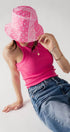 Urban Daizy Paisley Print Spring Fashion Bucket Hat Black Bucket Hat - Women's (UDZ-AC-00049) – alternate view 2