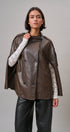 Double-Breasted Coated Cape