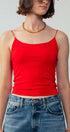 Urban Daizy Essential Double Layer Fitted Camisole Red Camisole - Women's (UDZ-TP-00002)