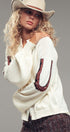 Western Horse Intarsia Cardigan