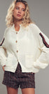Western Horse Intarsia Cardigan