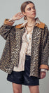 Urban Daizy Corduroy Collar Leopard Print Jacket Leopard Jacket - Women's (UDZ-KN-00652) – alternate view 12