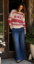 Apres Fair Isle Knit Sweater with Nordic Pattern | wholesale sweaters | Urban Daizy
