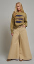 Seaside Sardine Oversized Summer Knit Sweater in LT OLIVE - Women's Sweaters | Urban Daizy