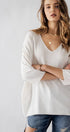 Urban Daizy Relaxed Fit V Neck Three Quarter Sleeve Tunic Top Green Tunic - Women's (UDZ-TP-00030) – alternate view 2