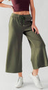 Urban Daizy Wide Leg French Terry Crop Pants Deep-Lavender Pants - Women's (UDZ-PT-00100) – alternate view 9