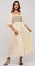 Smocked Floral Tiered Dress