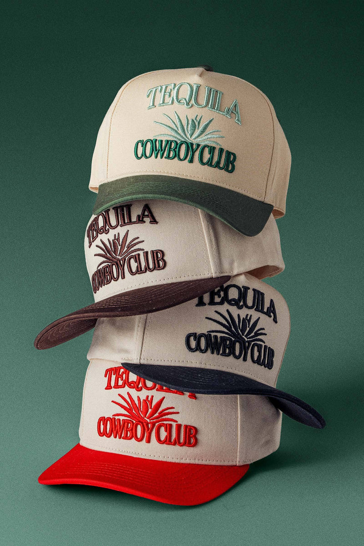 Tequila Cowboy Club Embroidered Trucker Cap | wholesale trucker hat - women's | Urban Daizy