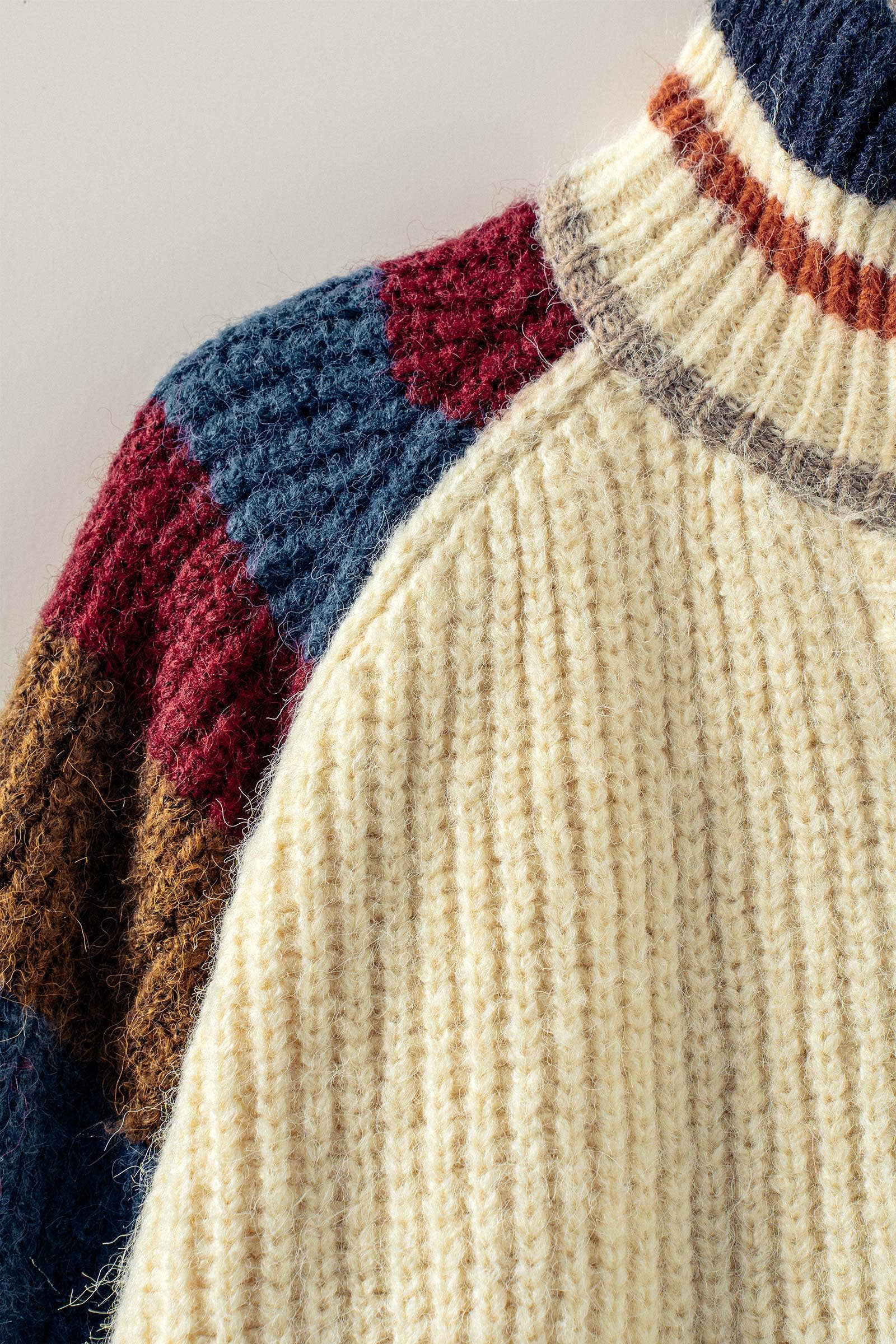 Urban Daizy Chunky Rib-Knit Faux Fur Lined Cardigan Navy Cardigan - Women's (UDZ-KN-00652) – alternate view 14
