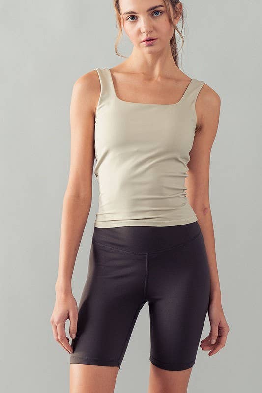 Urban Daizy High-Waisted Compression Bike Shorts Black Athletic Shorts - Women's (UDZ-PT-00163) – alternate view 10