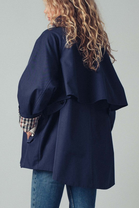 Modern Trench Jacket in KHAKI - Women's Jackets & Blazers | Urban Daizy