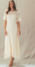 Urban Daizy Cotton Blend Open Knit Maxi Dress Ivory Dress - Women's (UDZ-DR-00532)