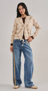 Western Cowboy Print Button Front Cardigan Sweater in KHAKI - Women's Cardigans & Shrugs | Urban Daizy