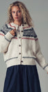 Urban Daizy Fair Isle Nordic Toggle Knit Cardigan Ivory Cardigan - Women's (UDZ-PT-00355) – alternate view 11