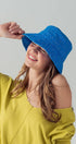 Urban Daizy Romantic Eyelet Lace Embroidered Summer Bucket Hat Blue Bucket Hat - Women's (UDZ-AC-00025) – alternate view 6
