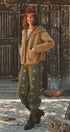 Hooded Button-Front Wool Blend Short Jacket in CAMEL - Women's Jackets & Blazers | Urban Daizy