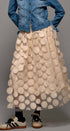 Urban Daizy Polka Dot Tulle Midi Skirt with Elastic Waist Black Skirt - Women's (UDZ-SK-00104) – alternate view 3